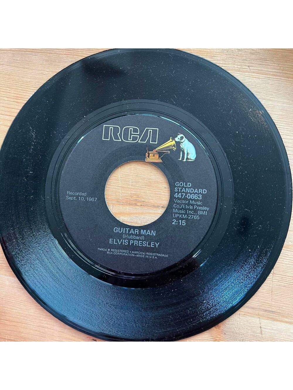 Elvis Presley - Guitar Man/Hi-Heel Sneakers 45rpm VG+ R08